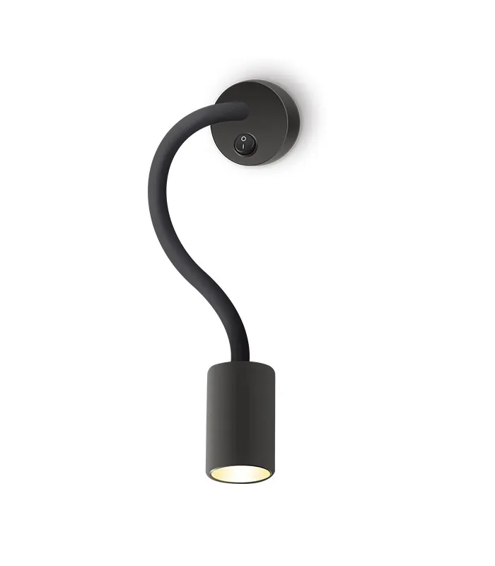 Vito 2103480 LED СТЕНЕН ОСВЕТИТЕЛ FELIX-A 4W 3000K 264Lm ø60*380MM ЧЕРЕН