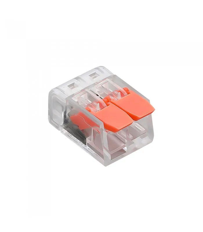 Vito 7200301 КЛЕМА ЗА КАБЕЛ С БЪРЗА ВРЪЗКА LOCKY 2 ПЛАСТМАСОВА 100 БР/ПАКЕТ