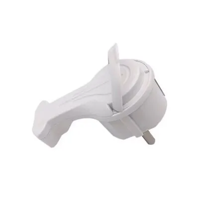Vito 8002900 PLUG WITH HANDLE SLIMMY 16A 250V WHITE EARTH FLAT SCHUKO