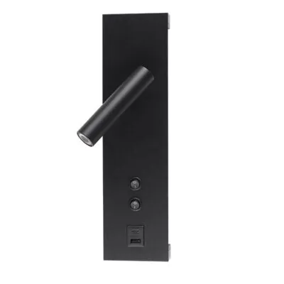 Vito 2103260 READING LIGHT LINATE-C 12W 3000K 770Lm BLACK 300*80*142 TYPE-C+USB