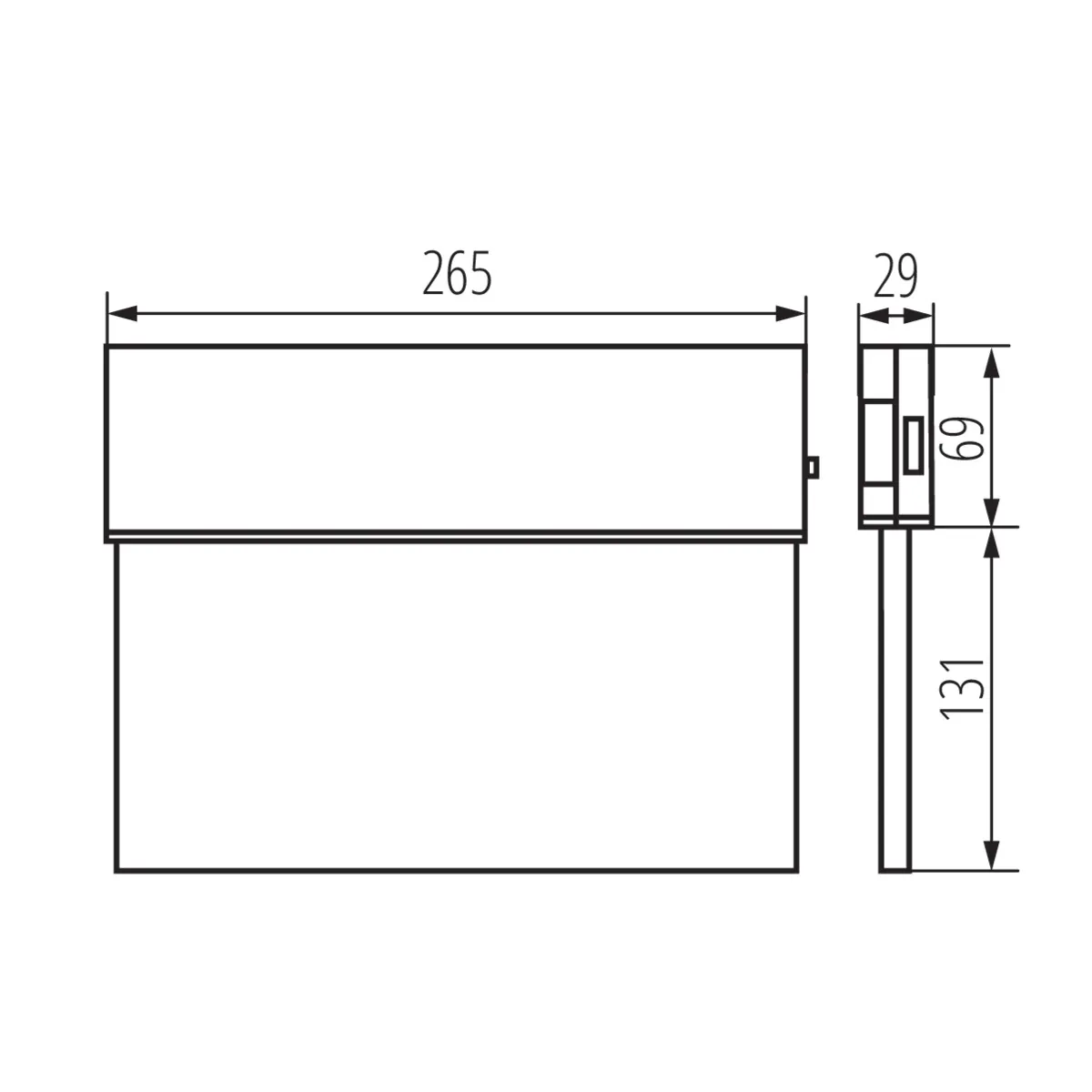 Kanlux 28979 Аварийно осветително тяло LED ONTEC G E1E180MATW