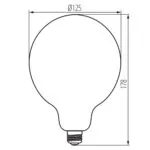 Kanlux 33519 LED източник на светлина XLED G125 SW XLED G125 4W-SW