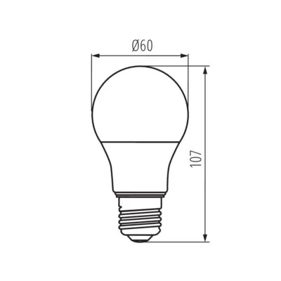 Kanlux 36671 LED източник на светлина IQ-LED A60 3.4W-NW