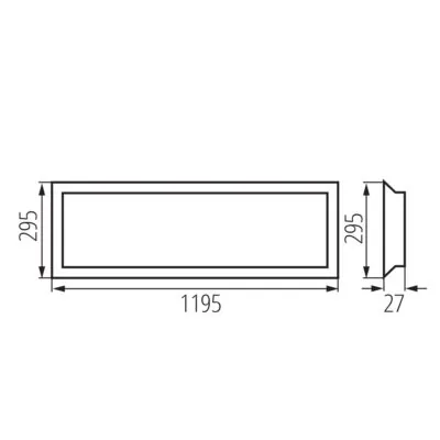 Kanlux 37278 LED панел за скрит монтаж BLINGO CCT BLINGO U29-35W 120CCT