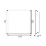 Kanlux 37279 LED панел за скрит монтаж BLINGO LED BLINGO IP65 40W 60NW