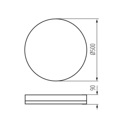 Kanlux 37329 LED плафониера ARVOS N LED 37W CCT B