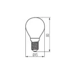 Kanlux 37342 LED източник на светлина XLED EX G45 XLEDEX G45E14 3.8W-WW