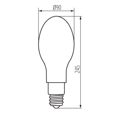 Kanlux 37346 LED източник на светлина XLED HP D90E27 26W-NW