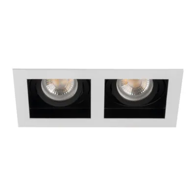 Kanlux 38366 Пръстен на точково осветително тяло ARET 2xDTL B/W