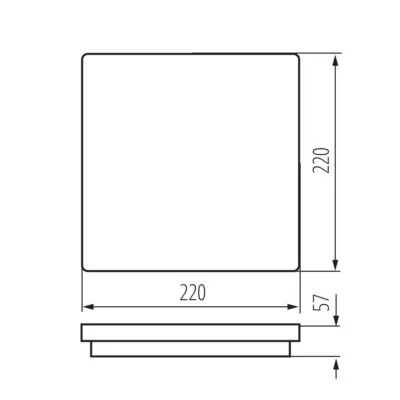 Kanlux 38776 LED плафониера BENO CCT BENO 12-18W CCT-L W