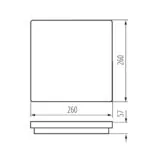 Kanlux 38780 LED плафониера BENO CCT BENO 24-30W CCT-L-SEG