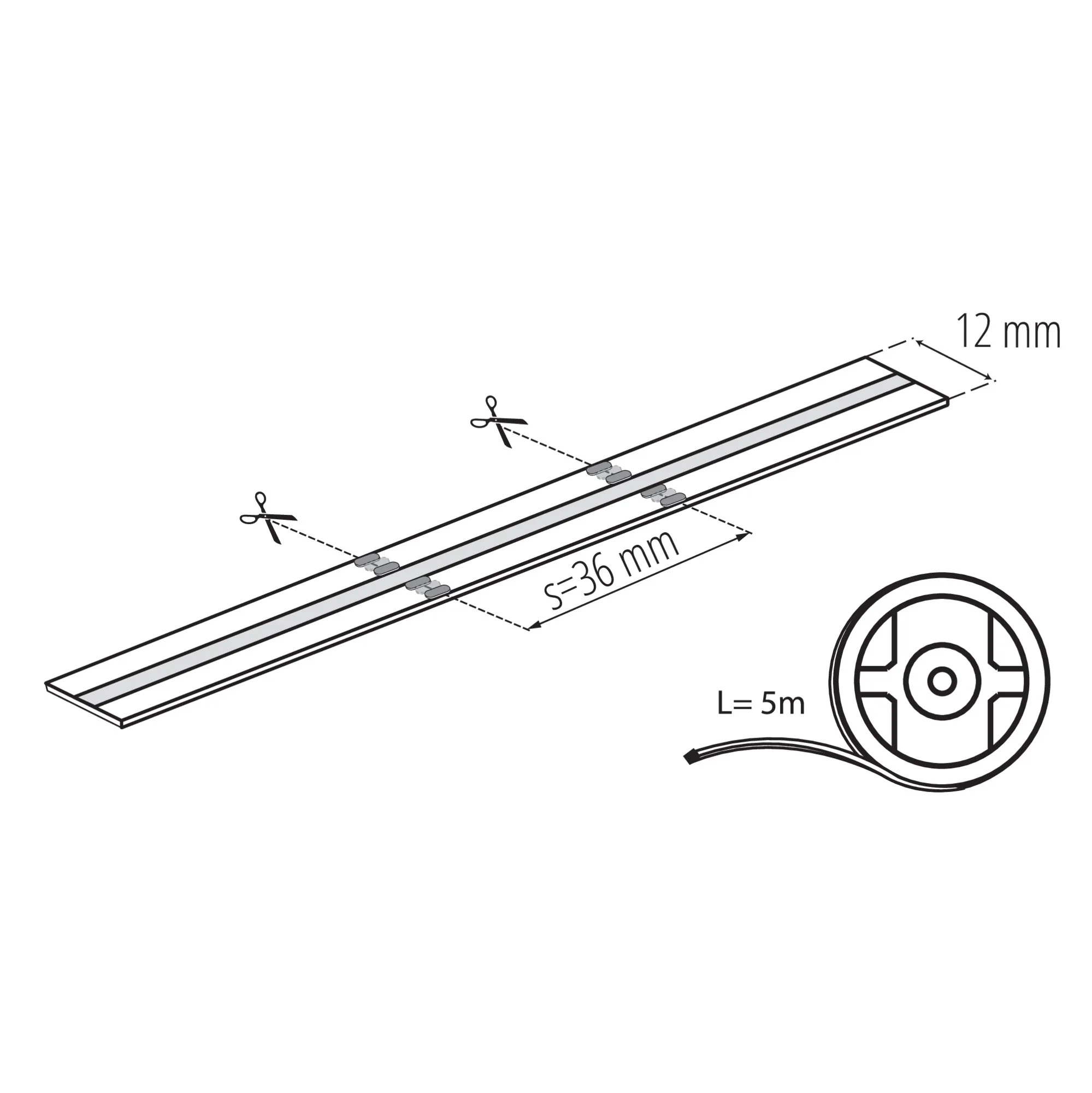 Kanlux 38916 LED лента LCOB 21W/M RGBCCT LCOB21W/M24IP65RGBCCT