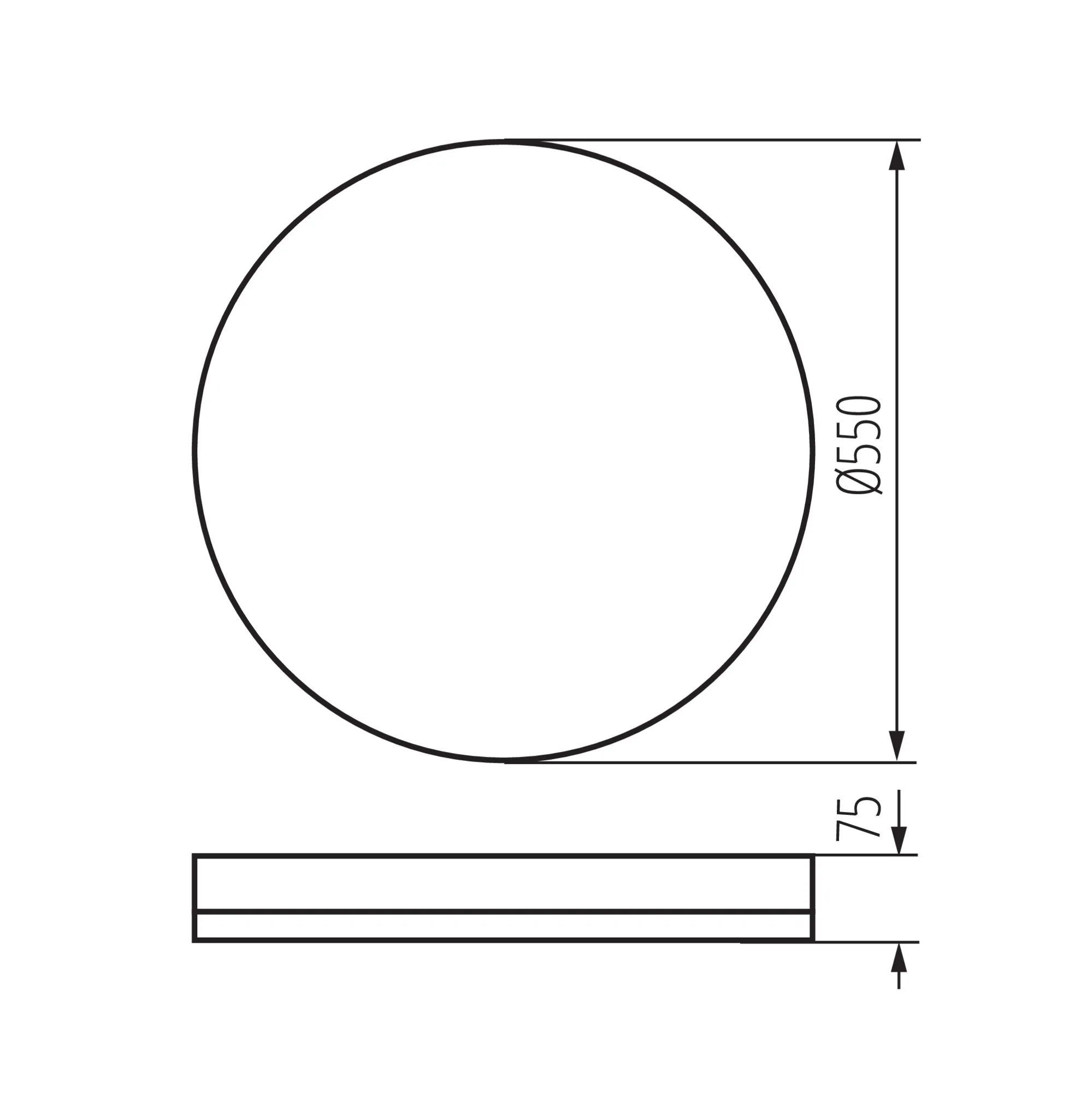 Kanlux 38930 LED плафониера ANBAR LED 37W CCT BR