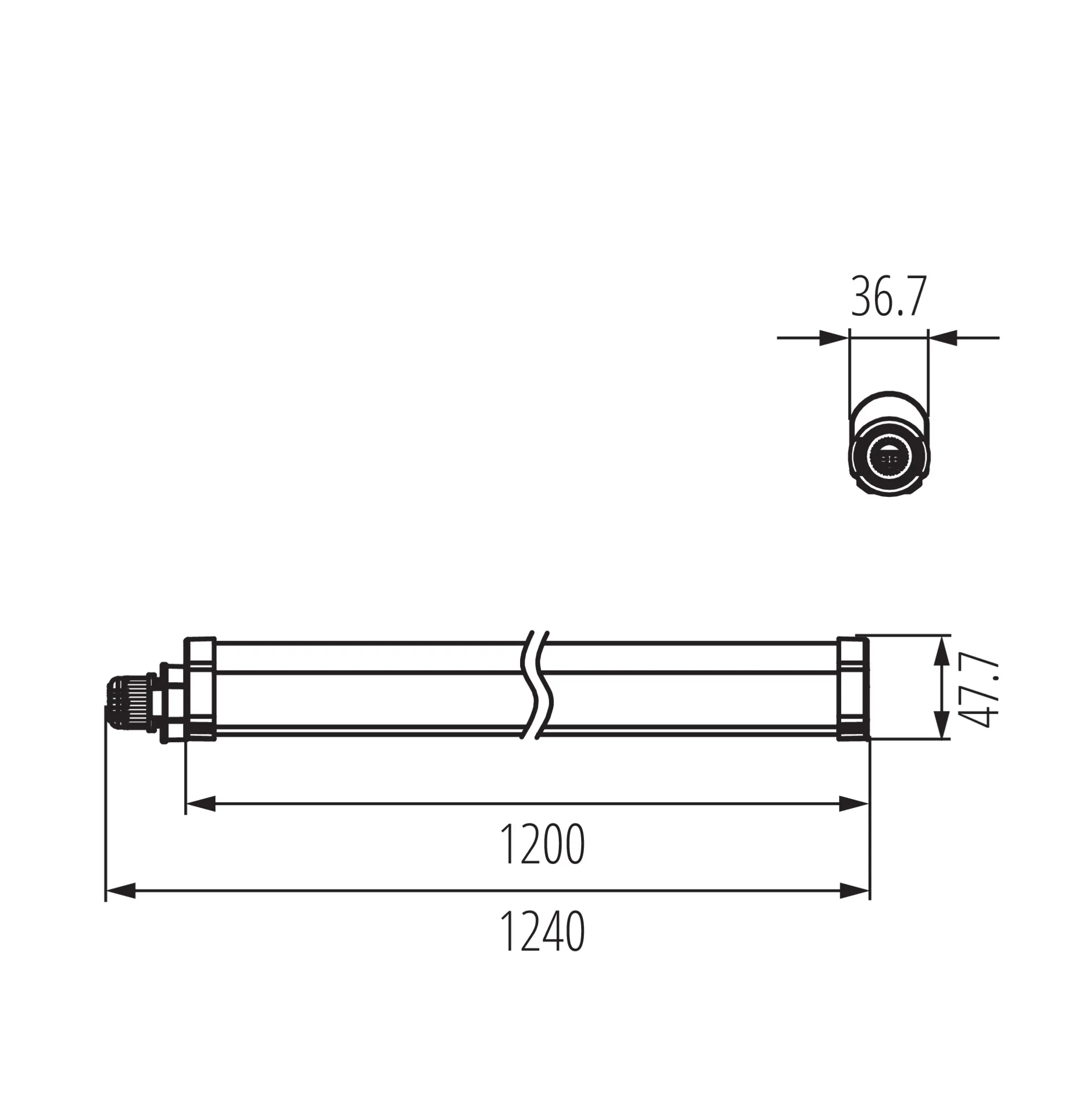 Kanlux 38940 линейно LED осветително тяло TP SLIM N 40W-NW