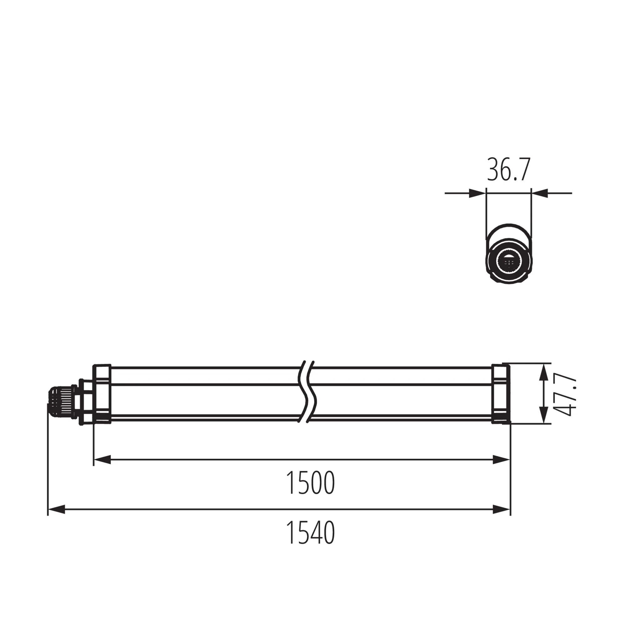 Kanlux 38941 линейно LED осветително тяло TP SLIM N 50W-NW