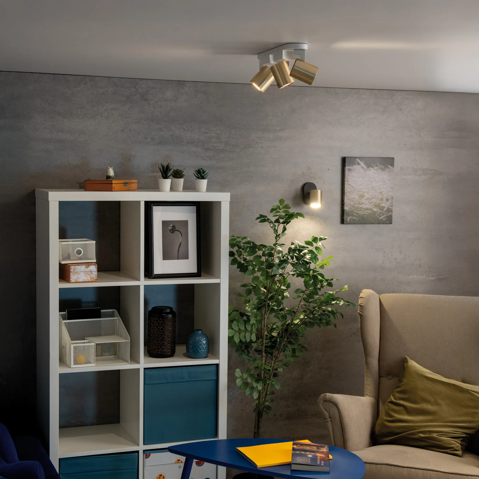 Kanlux 38964 Осветително тяло за стена или таван LAURIN EL-1O W-G