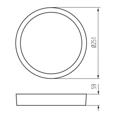 Kanlux 39023 LED плафониера DABER CCT LED DABER 8-13W CCT SE B