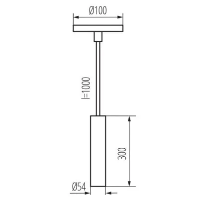 Kanlux 39041 Висяща лампа PHLOX C GU10 W