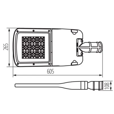Kanlux 39282 Улично LED осветително тяло PRO-S M 80W NW