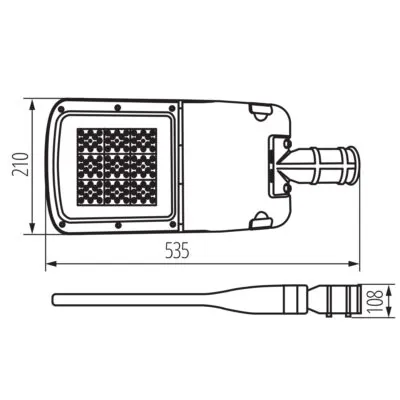 Kanlux 39295 Улично LED осветително тяло PRO-S Zhaga PRO-S S 40W-ZH NW