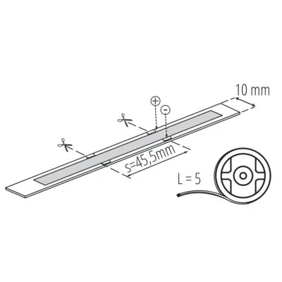 Kanlux 39410 LED лента LCOB 14W/M 24V LCOB 14W/M 24 IP00-WW