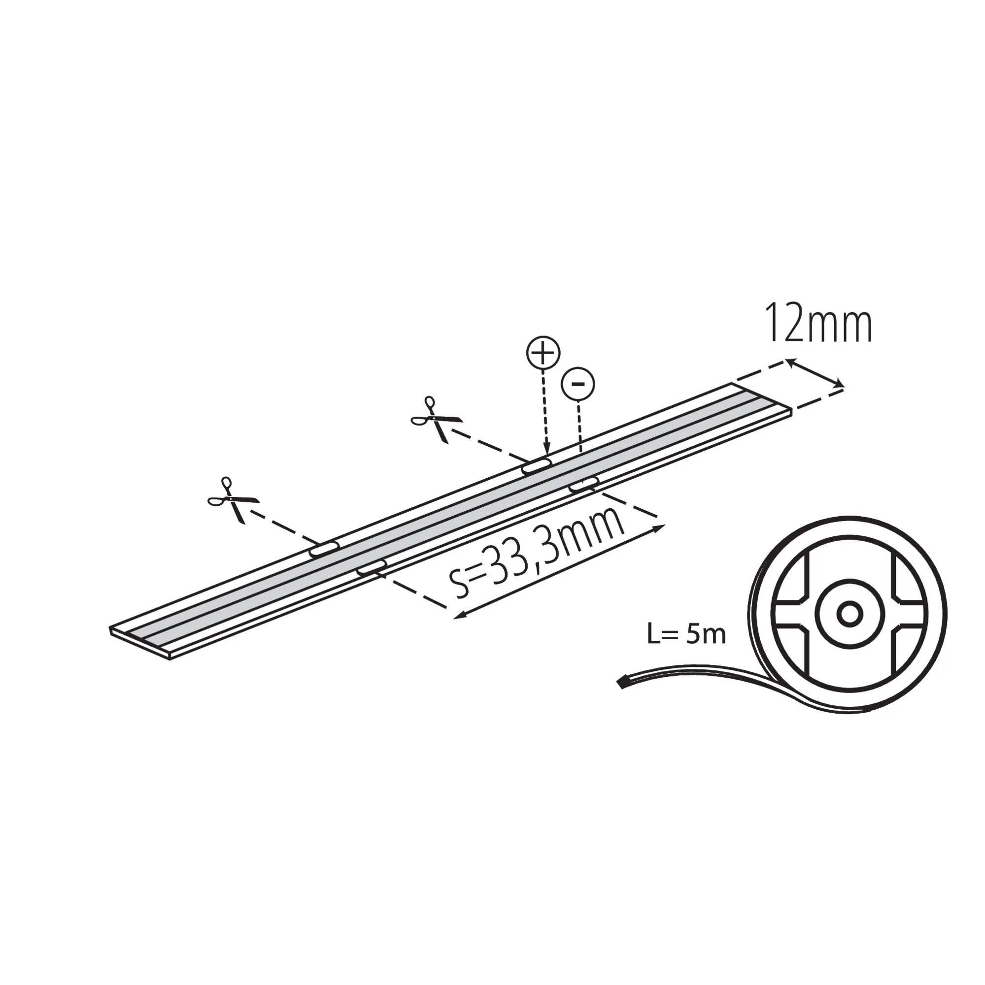 Kanlux 39444 LED лента LCOB 2LINES LCOB2L 28W/M24IP00-NW