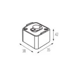 Kanlux 45912 Аксесоари за еднофазна релсова система TEAR 1F PADAPTOR-B