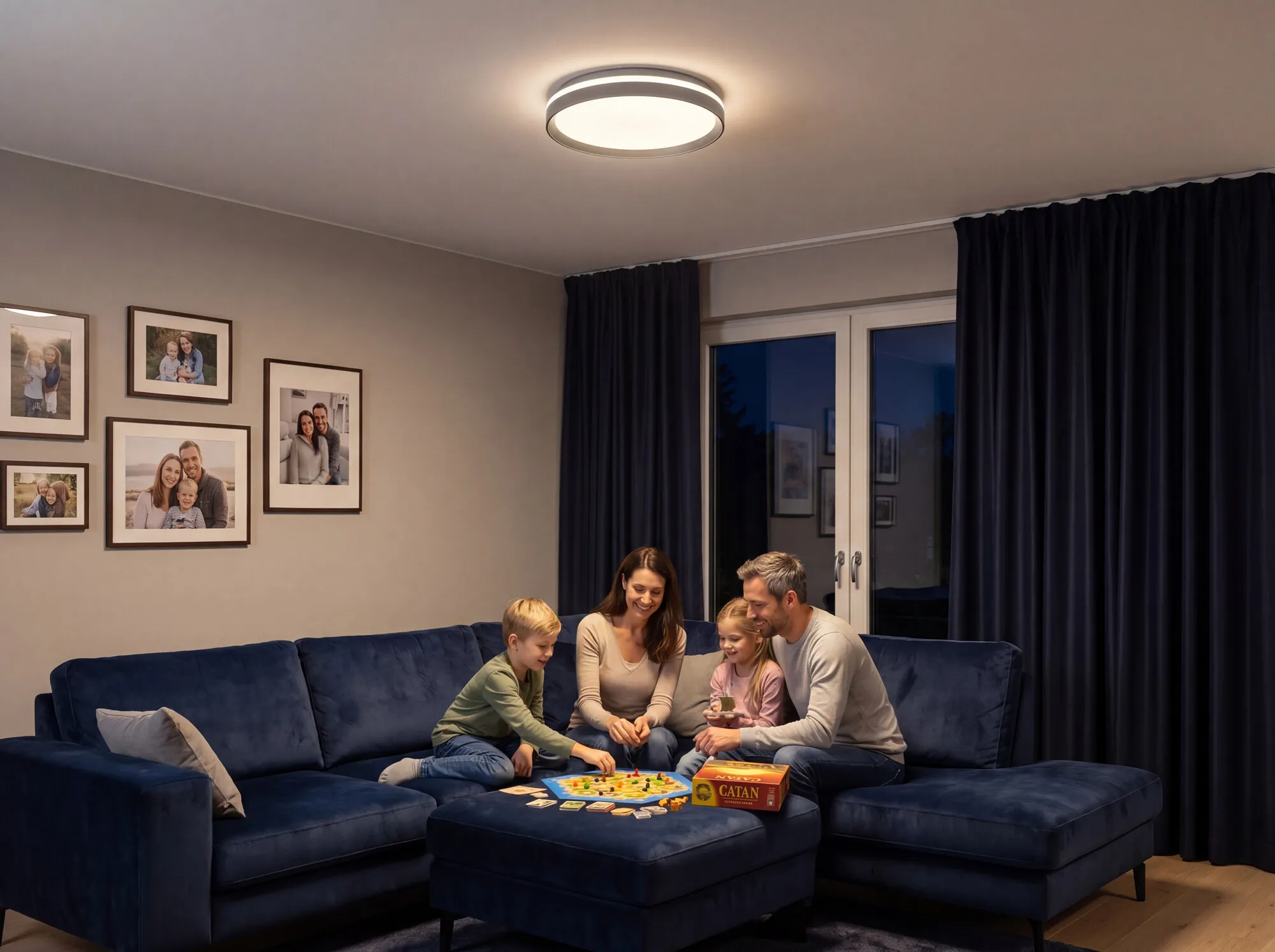 Kanlux 46283 LED плафониера LIXAN XL CCTDIM W/B
