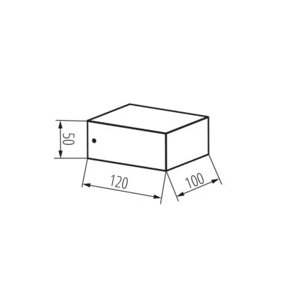 Kanlux 46390 Градинско осветително тяло със сменяем източник на светлина LEGINO GX53 EL5 B