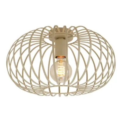Vivalux VIV005285 Плафон LAYLA CL965 1xE27 метал+PVC бежово
