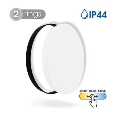 Vivalux VIV004810 LED плафон с два ринга SIRI LED 24W CCT IP44