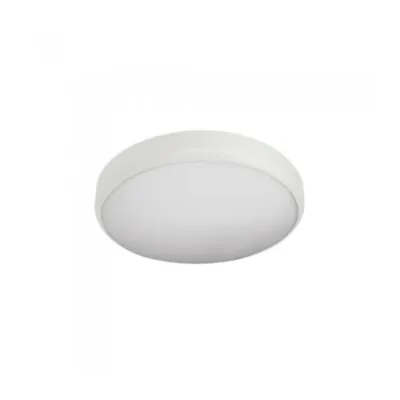 Vito 2028730 LED ТАВАННА ЛАМПА GENNY 10 15 20W 1000Lm 1500Lm 2000Lm 5CCT 2700K 3000K 4000K 5000K 6500K D280 H70MM IP44 БЯЛА С МИКРОВЪЛНОВ С