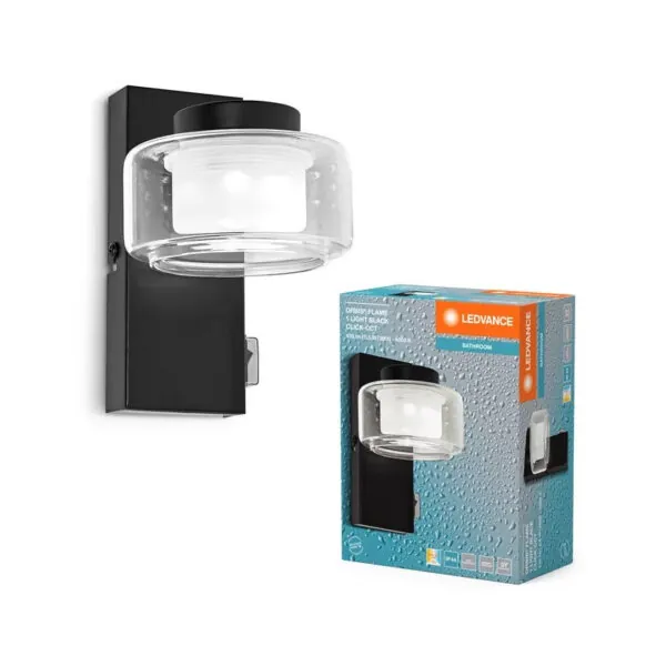 Ledvance 207830200 led лампа orbis flame 5.5w click cct ip44 black